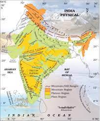 Physical Map Of India PDF Free Download